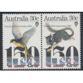 AUSTRALIA - 1984 30c Anniversary of Victoria pair, MNH – SG # 959a AUSTRALIA - 1984 30c Anniversary of Victoria pair, MNH – SG # 959a