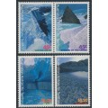 AUSTRALIA / AAT - 1996 Antarctic Landscape Paintings set of 4, MNH – SG # 113a + 115-116 AUSTRALIA / AAT - 1996 Antarctic Landscape Paintings set of 4, MNH – SG # 113a + 115-116