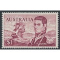 AUSTRALIA - 1973 $1 brown-purple Navigator, perf. 15:14, MNH – SG # 401c AUSTRALIA - 1973 $1 brown-purple Navigator, perf. 15:14, MNH – SG # 401c
