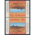 AUSTRALIA - 1985 30c Australia Day ‘Mangrove Ranges’ tête-bêche pair, MNH – SG # 961a AUSTRALIA - 1985 30c Australia Day ‘Mangrove Ranges’ tête-bêche pair, MNH – SG # 961a