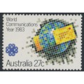 AUSTRALIA - 1983 27c World Communications Year, MNH – SG # 887 AUSTRALIA - 1983 27c World Communications Year, MNH – SG # 887