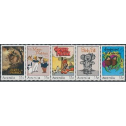 AUSTRALIA - 1985 33c Children's Books strip of 5, MNH – SG # 982a