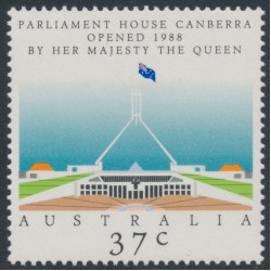 AUSTRALIA - 1988 37c New Parliament House, MNH – SG # 1144