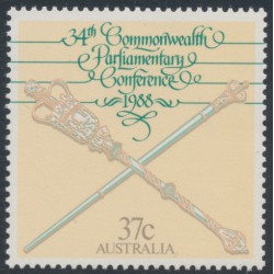 AUSTRALIA - 1988 37c Commonwealth Parliamentary Conference, MNH – SG # 1157