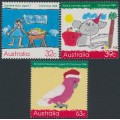 AUSTRALIA - 1988 32c to 63c Christmas set of 3, MNH – SG # 1165-1167 AUSTRALIA - 1988 32c to 63c Christmas set of 3, MNH – SG # 1165-1167