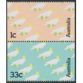 AUSTRALIA - 1985 1c+33c Cockatoos pair, MNH – SG # 970-971 AUSTRALIA - 1985 1c+33c Cockatoos pair, MNH – SG # 970-971