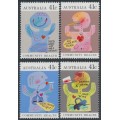 AUSTRALIA - 1990 41c Community Health set of 4, MNH – SG # 1237-1240 AUSTRALIA - 1990 41c Community Health set of 4, MNH – SG # 1237-1240