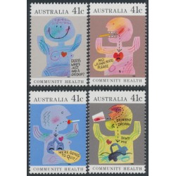AUSTRALIA - 1990 41c Community Health set of 4, MNH – SG # 1237-1240