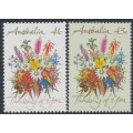 AUSTRALIA - 1990 41c & 43c Thinking of You, sheet stamps, MNH – SG # 1230-1231 AUSTRALIA - 1990 41c & 43c Thinking of You, sheet stamps, MNH – SG # 1230-1231