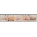 AUSTRALIA - 1990 41c Gold Rush strip of 5, MNH – SG # 1254a AUSTRALIA - 1990 41c Gold Rush strip of 5, MNH – SG # 1254a