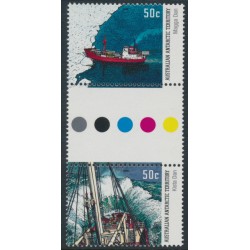 AUSTRALIA / AAT - 2003 Supply Ships gutter pair, MNH – SG # 160a