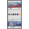 AUSTRALIA / AAT - 2005 Antarctic Aviation gutter pair, MNH – SG # 168a AUSTRALIA / AAT - 2005 Antarctic Aviation gutter pair, MNH – SG # 168a