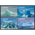 AUSTRALIA / AAT - 2011 Icebergs block of 4, MNH – SG # 198a AUSTRALIA / AAT - 2011 Icebergs block of 4, MNH – SG # 198a