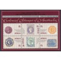 AUSTRALIA - 1990 Colonial Stamps M/S, MNH – SG # MS1253 AUSTRALIA - 1990 Colonial Stamps M/S, MNH – SG # MS1253