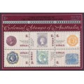 AUSTRALIA - 1990 Colonial Stamps M/S, o/p London '90, MNH – SG # MS1253 AUSTRALIA - 1990 Colonial Stamps M/S, o/p London '90, MNH – SG # MS1253