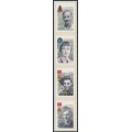 AUSTRALIA - 1995 45c WWII Heroes (1st series) self-adhesive set of 4, MNH – SG # 1525-1528