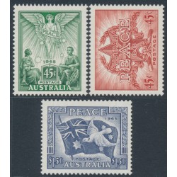 AUSTRALIA - 1995 45c to $1.50 Peace set of 3, MNH – SG # 1542-1544