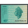 AUSTRALIA - 1996 45c Queen's Birthday, MNH – SG # 1589