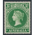 AUSTRALIA - 1955 3½d green SA Stamp Anniversary, MNH – SG # 288