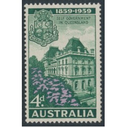 AUSTRALIA - 1959 4d lilac/green QLD Government, MNH – SG # 332