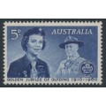 AUSTRALIA - 1960 5d blue Girl Guides, MNH – SG # 334