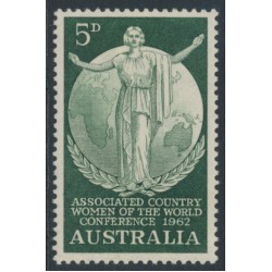 AUSTRALIA - 1962 5d green CWA, MNH – SG # 344