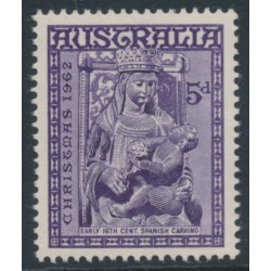 AUSTRALIA - 1962 5d violet Christmas, MNH – SG # 345