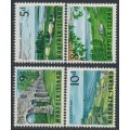 NORFOLK ISLAND - 1964 5d to 10d Island Views set of 4, MNH – SG # 51-54