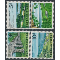 NORFOLK ISLAND - 1964 5d to 10d Island Views set of 4, MNH – SG # 51-54