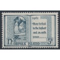 NORFOLK ISLAND - 1961 5d slate-blue Christmas, MNH – SG # 42
