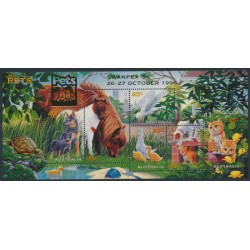 AUSTRALIA - 1996 Australian Pets M/S, o/p Swanpex '96, MNH – SG # MS1651