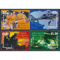 AUSTRALIA - 1997 45c to $1.20 Emergency Services set of 4, MNH – SG # 1698-1701