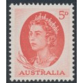 AUSTRALIA - 1965 5d red QEII, MNH – SG # 354c