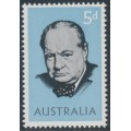 AUSTRALIA - 1965 5d Churchill Commemoration, MNH – SG # 377