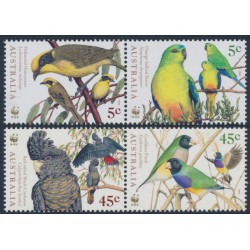 AUSTRALIA - 1998 5c & 45c Birds pairs, MNH – SG # 1794a+1796a