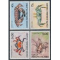 COCOS ISLANDS - 1990 45c to $1.30 Crabs set of 4, MNH – SG # 219-222
