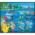 COCOS ISLANDS - 1999 Island Wildlife sheetlet of 20, MNH – SG # 364a