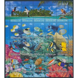 COCOS ISLANDS - 2006 Coral Reefs sheetlet of 20, MNH – SG # 410a