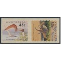 AUSTRALIA - 1993 45c Dinosaurs self-adhesive set of 2, MNH – SG # 1430-1431 AUSTRALIA - 1993 45c Dinosaurs self-adhesive set of 2, MNH – SG # 1430-1431