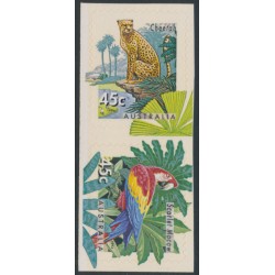 AUSTRALIA - 1994 45c Australian Zoos booklet set of 2, MNH – SG # 1485-1486