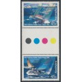 AUSTRALIA - 1994 45c Sydney to Hobart Yacht Race gutter pair, MNH – SG # 1491a AUSTRALIA - 1994 45c Sydney to Hobart Yacht Race gutter pair, MNH – SG # 1491a