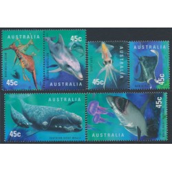 AUSTRALIA - 1998 45c Marine Life set of 6, MNH – SG # 1822-1827