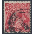 AUSTRALIA - 1917 1d deep orange-red KGV (shade = G24½), used – ACSC # 71P AUSTRALIA - 1917 1d deep orange-red KGV (shade = G24½), used – ACSC # 71P