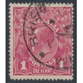 AUSTRALIA - 1918 1d lilac-rose KGV (shade = G70½), used – ACSC # 72KA AUSTRALIA - 1918 1d lilac-rose KGV (shade = G70½), used – ACSC # 72KA