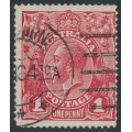 AUSTRALIA - 1918 1d brownish red (die III) KGV (G112), used – ACSC # 75D AUSTRALIA - 1918 1d brownish red (die III) KGV (G112), used – ACSC # 75D