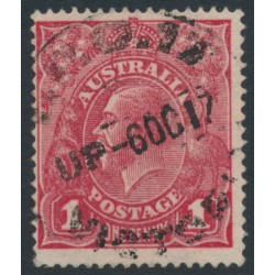 AUSTRALIA - 1917 1d orange-red KGV (G65), watermark inverted, used – ACSC # 72Fa
