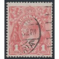 AUSTRALIA - 1917 1d terracotta KGV (shade = G25), used – ACSC # 71Q AUSTRALIA - 1917 1d terracotta KGV (shade = G25), used – ACSC # 71Q