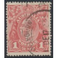 AUSTRALIA - 1917 1d terracotta KGV (shade = G25), used – ACSC # 71Q AUSTRALIA - 1917 1d terracotta KGV (shade = G25), used – ACSC # 71Q