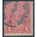 AUSTRALIA - 1915 1d reddish pink KGV (shade = G15), die II, used – ACSC # 71F(1)i AUSTRALIA - 1915 1d reddish pink KGV (shade = G15), die II, used – ACSC # 71F(1)i
