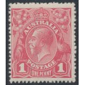 AUSTRALIA - 1918 1d rose-pink KGV (shade = G28), MNH – ACSC # 71T AUSTRALIA - 1918 1d rose-pink KGV (shade = G28), MNH – ACSC # 71T